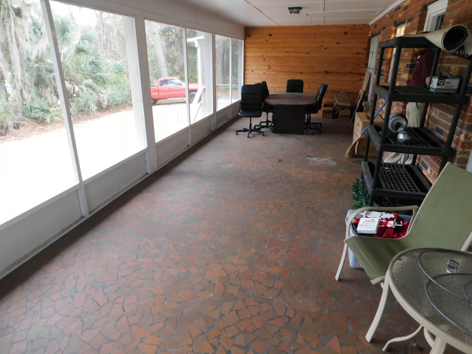 Screened porch