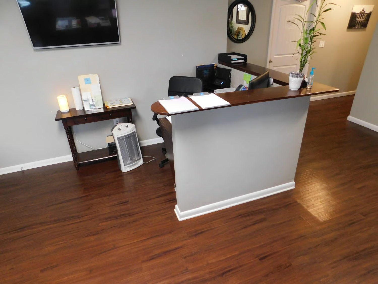 Reception area